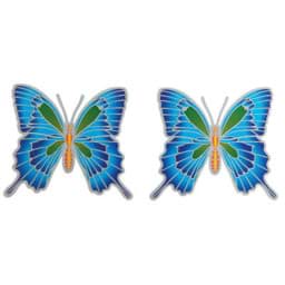 Zeige Details für Fenstermandala klein Ulysses Butterfly Bild von Fenstermandala klein Ulysses Butterfly