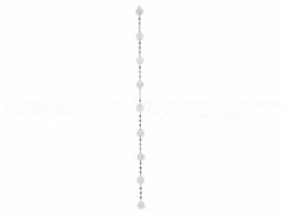 Zeige Details für Muschelkette Spiegel Kreise weiß Bild von Muschelkette Spiegel Kreise weiß