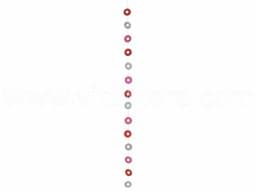 Zeige Details für Muschelkette Ringe rot-weiß-pink Bild von Muschelkette Ringe rot-weiß-pink