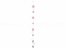 Zeige Details für Muschelkette Sterne pink-Federn Bild von Muschelkette Sterne pink-Federn