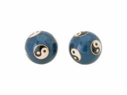 Zeige Details für Qigong Kugeln Yin-Yang blau Bild von Qigong Kugeln Yin-Yang blau