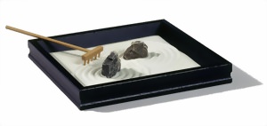 Bild von Zengarten Koan schwarz 22x22 cm
