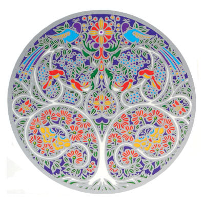 Bild von Fenstermandala groß Tree of Life