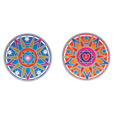 Bild von Fenstermandala Love Light, klein, Ø 5,5 cm