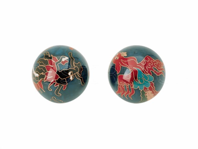 Bild von Qigong Kugeln Drache & Phönix ø 40 mm