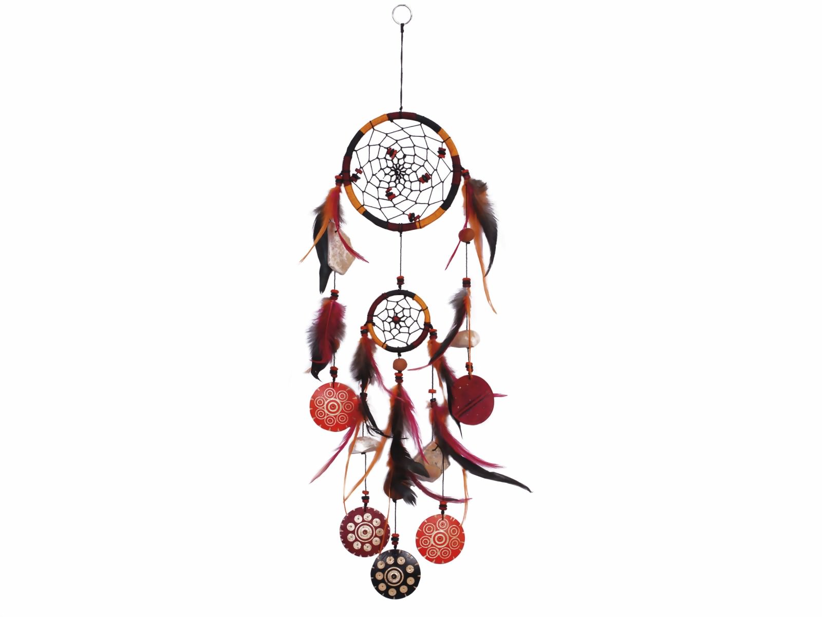 Bild von Dreamcatcher Kokos orange 12 cm