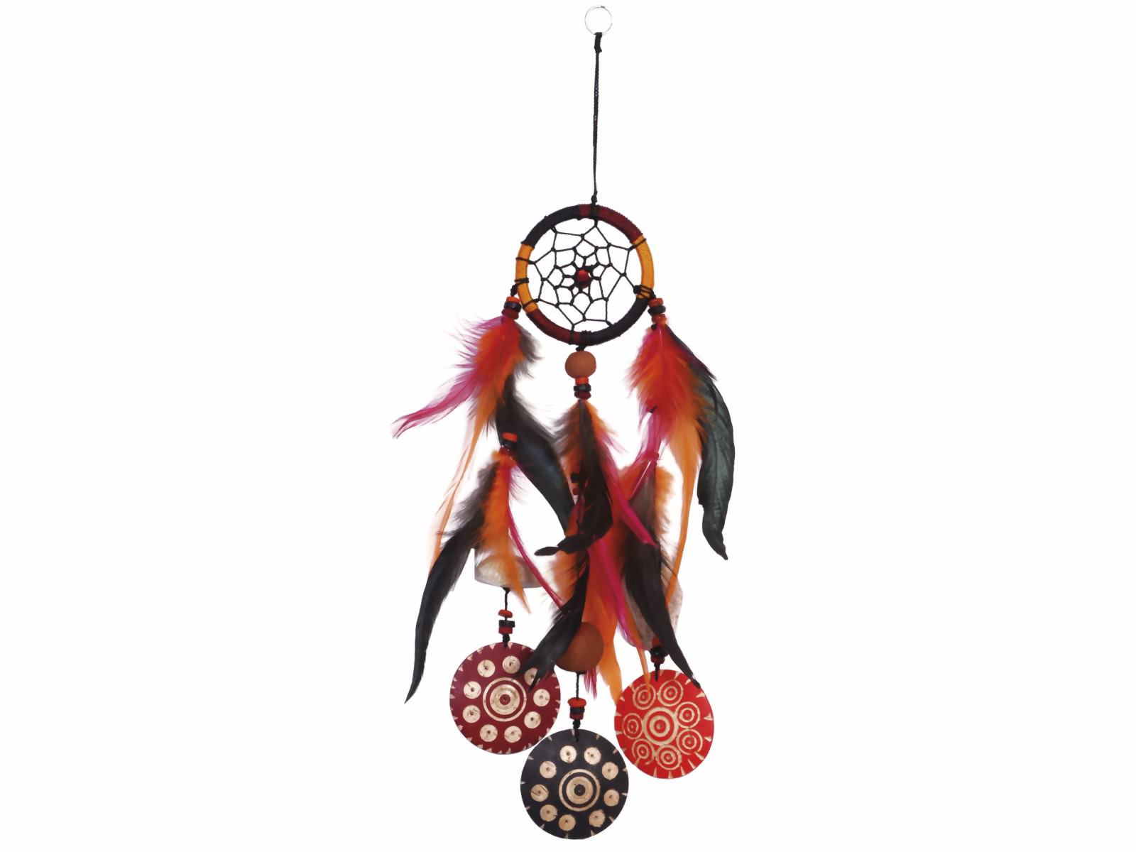Bild von Dreamcatcher Kokos orange 6 cm