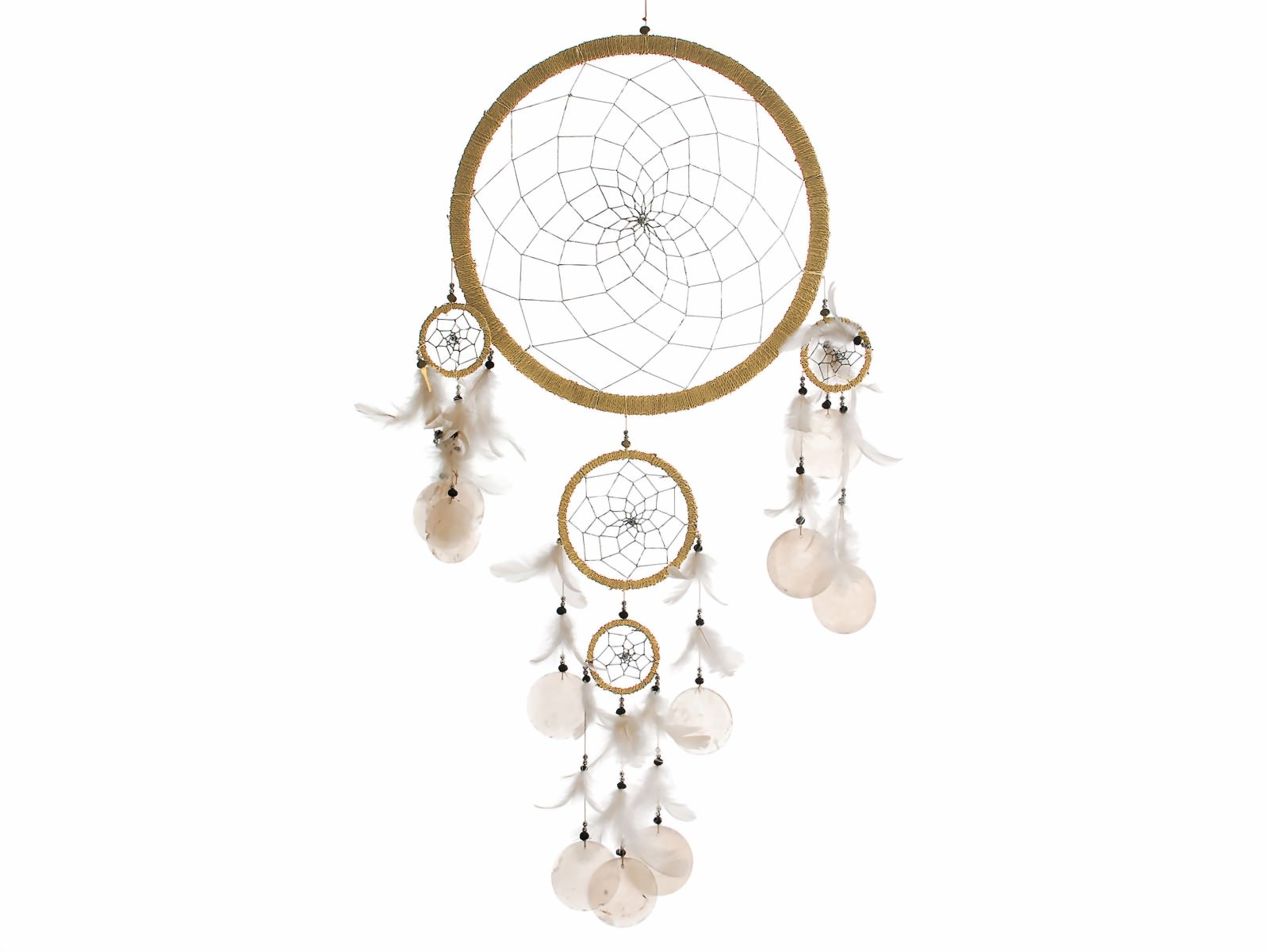 Bild von Dreamcatcher mit Muscheln 5er natur