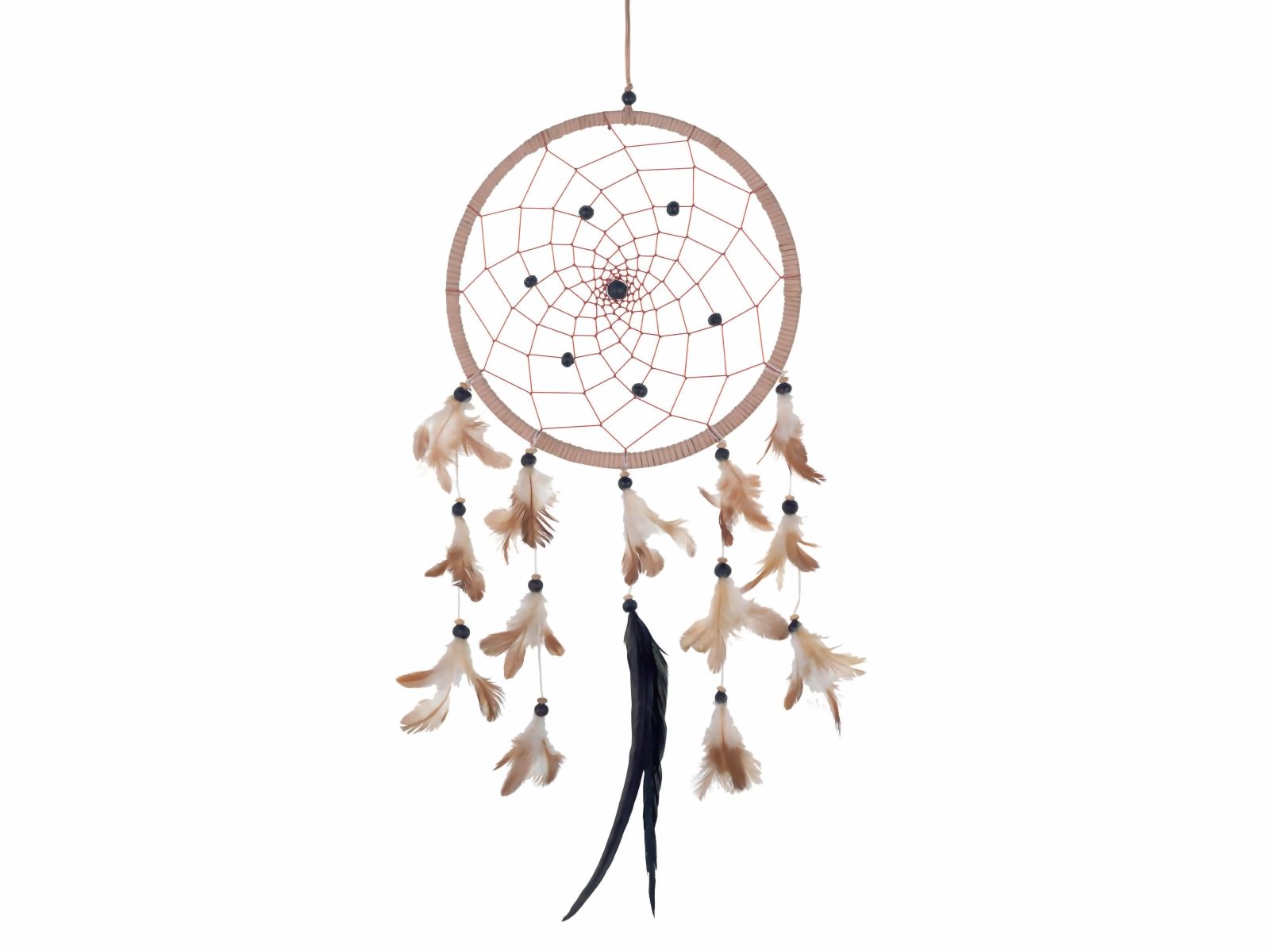 Bild von Dreamcatcher Lederoptik natur, 12 cm