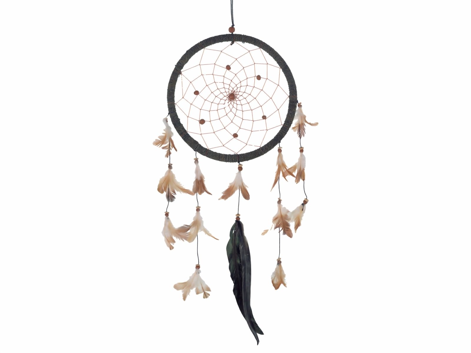 Bild von Dreamcatcher Bast schwarz, ø ca. 12 cm