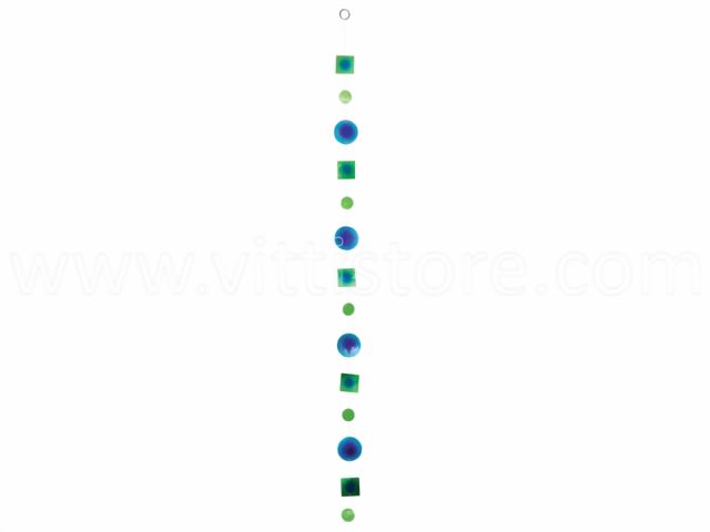 Bild von Kreise und Quadrate grün-türkis-blau