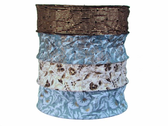 Bild von Lokta Lampenschirm Samara schwarz-blau