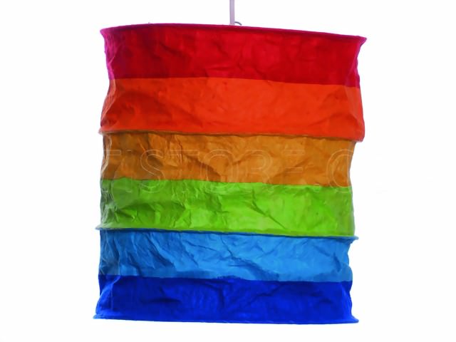 Bild von Lokta Lampenschirm Regenbogen