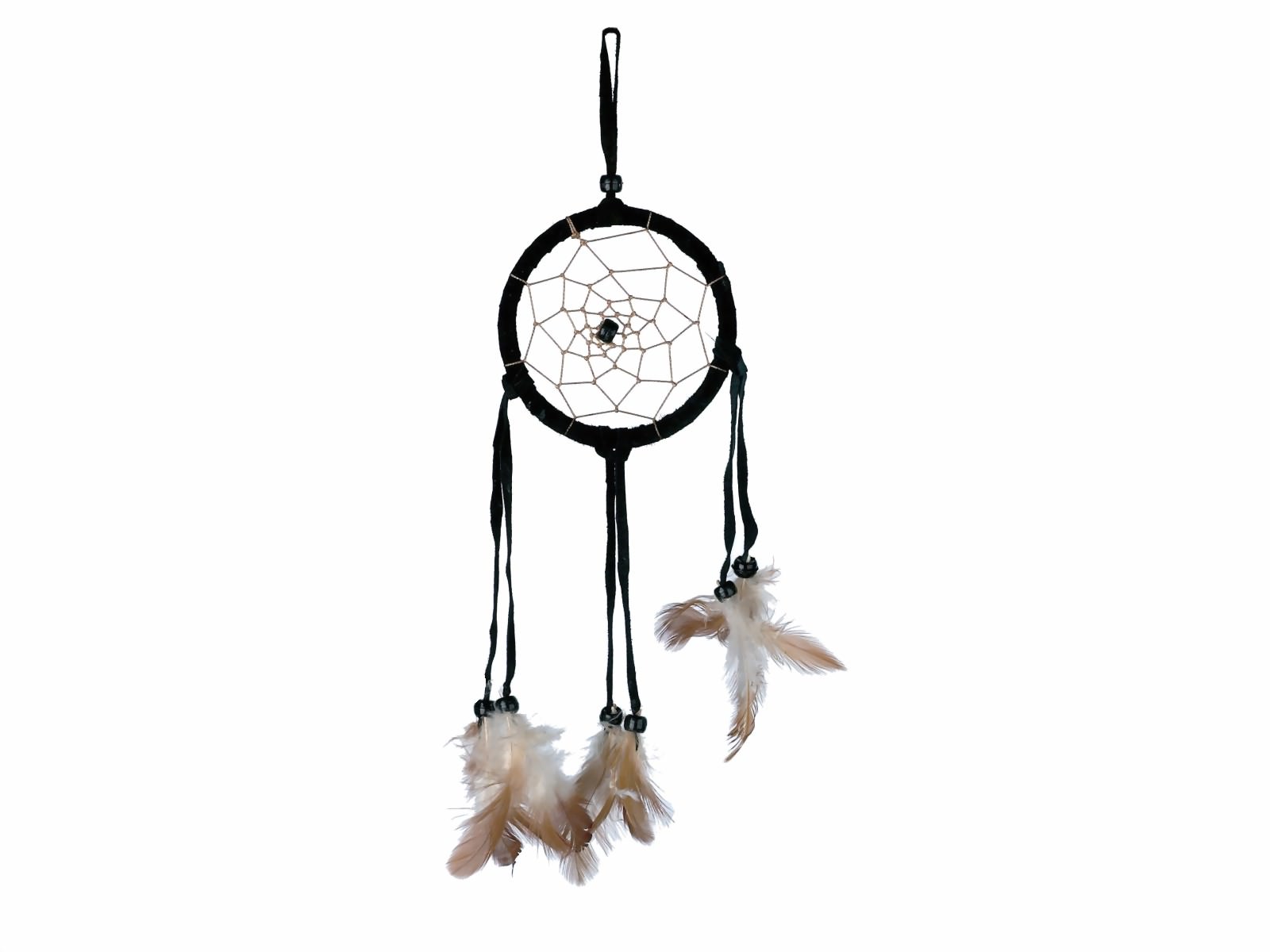 Bild von Dreamcatcher Wildleder schwarz 6 cm