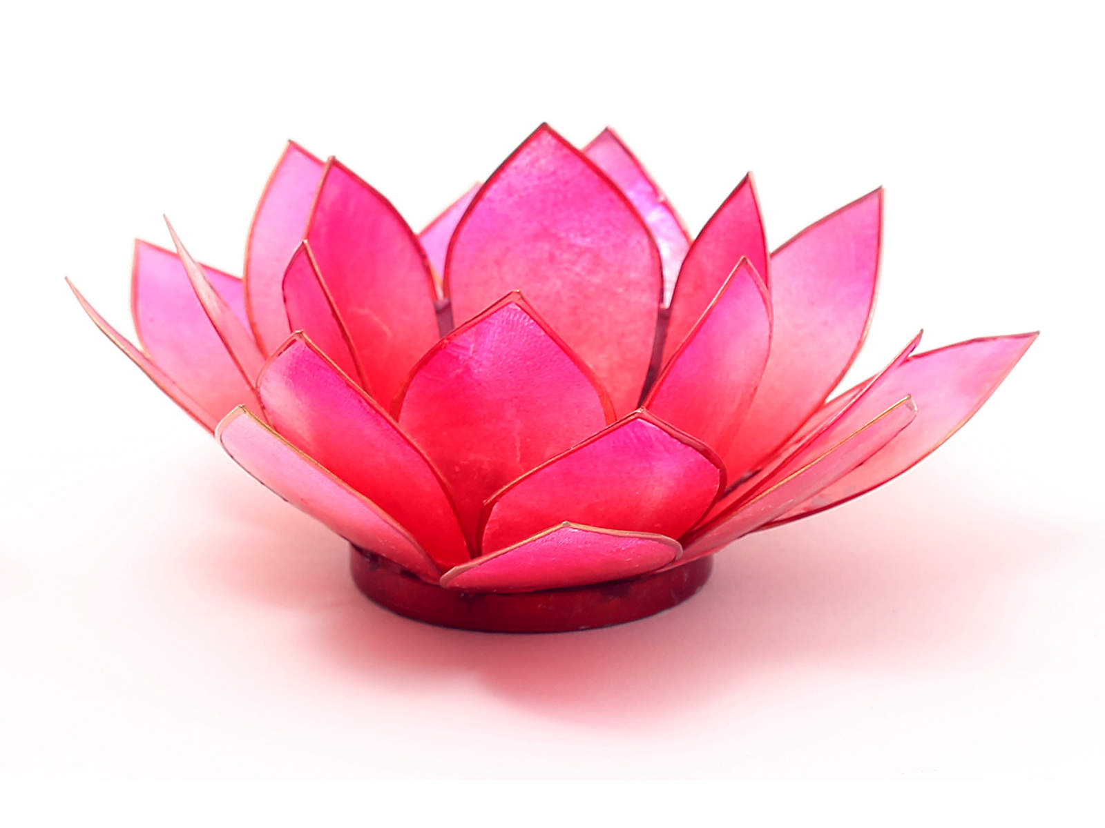 Bild von Teelicht Lotus-Licht Sommersonne coralpink